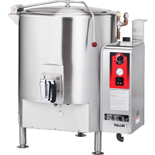 Vulcan GL80E Gas Steam Kettle, Stationary, 80 Gallon, Fully Jacketed