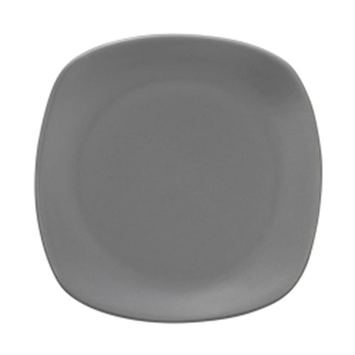 Ziena 020660 Stoneware Square Plate, Gris Azul, 7" x 7", Case of 12