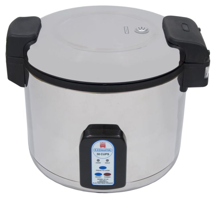 Town 57130 RiceMaster Stainless Steel Electronic Rice Cooker/Holder, 30 Cups