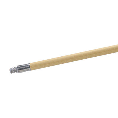 Carlisle 4526700 Metal Tip Wood Brush / Broom / Mop Handle, 60"