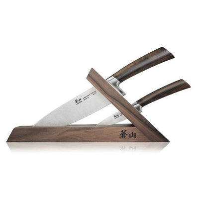 Cangshan 1021356 TA Series Knife Block Set, 2 Knives with Block, Walnut Handle