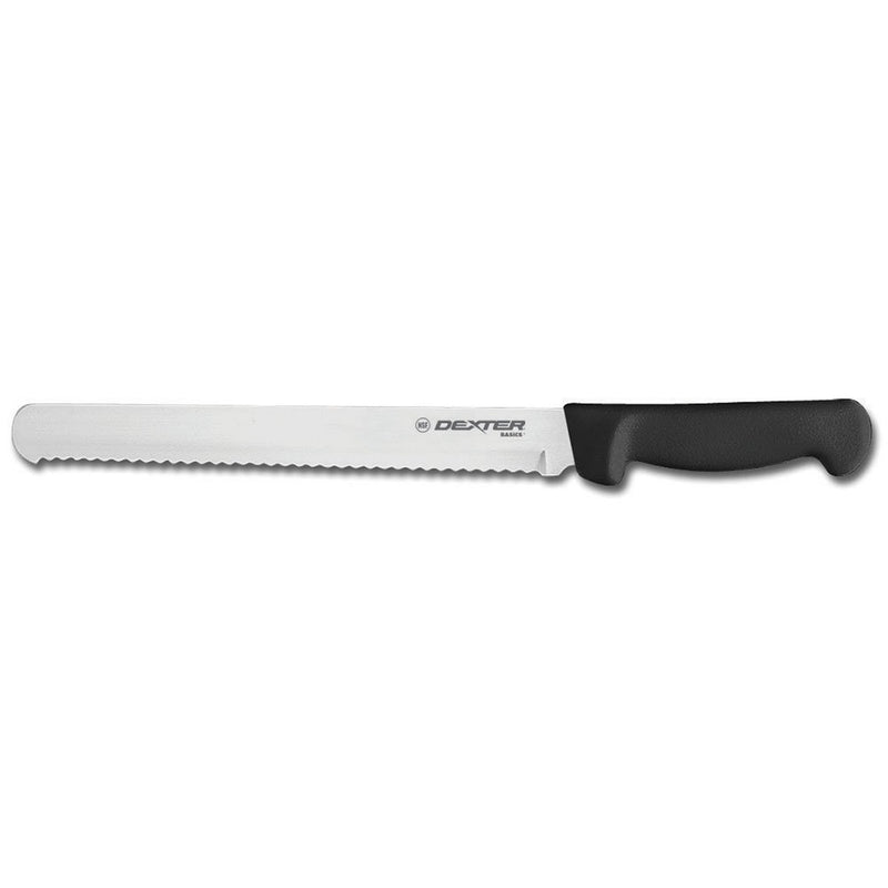 Dexter P94804B Basics 10" Scalloped Slicer / Bread Knife