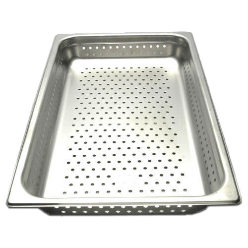 Culinary Essentials 859269 Perforated Steam Table Pan, Full Size, 2-1/2" Deep