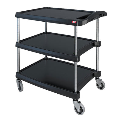 Metro MY2030-34BL myCart Series Utility Cart, 3-shelves