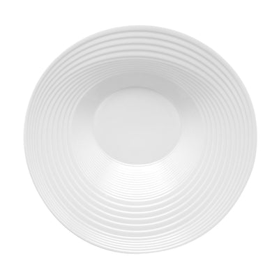 Vista Alegre 025054 O! Moon Deep Porcelain Lunar Plate, White, 7-7/8", Case of 4