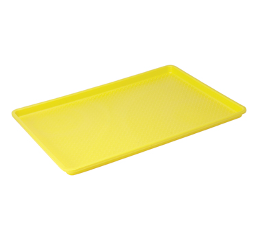 Winco FFT-1826 YL Yellow, Plastic Bun Pan Sheet Tray, 18" x 26"
