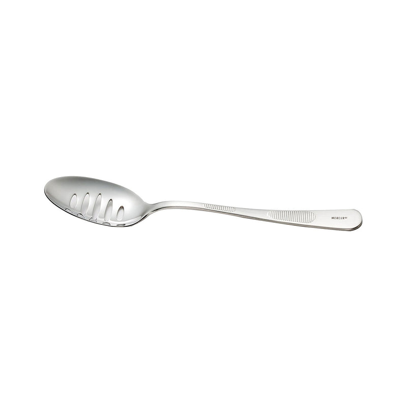 Mercer M35139 Slotted Plating Spoon, 9"