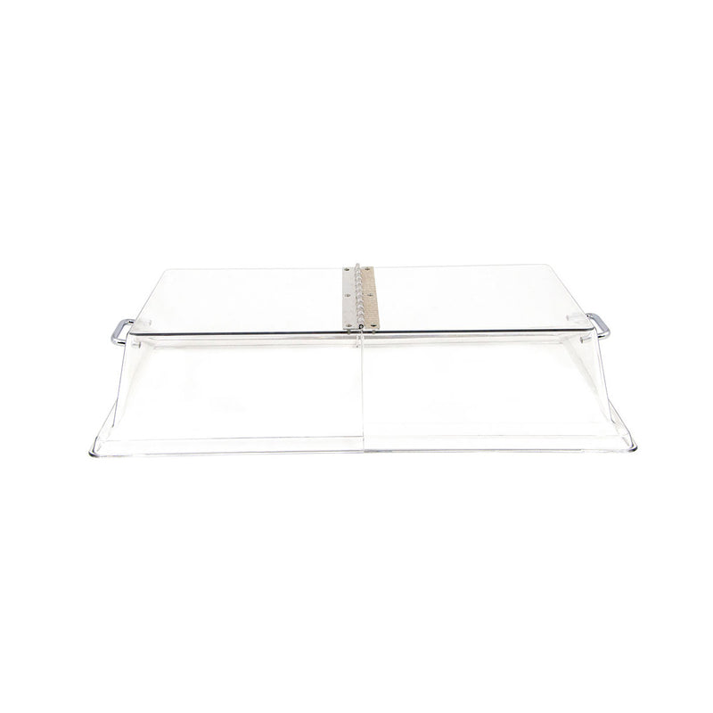 Cambro RD1220CWH135 Camwear Display Cover w/ Hinged Lid, Clear, 12" x 20"