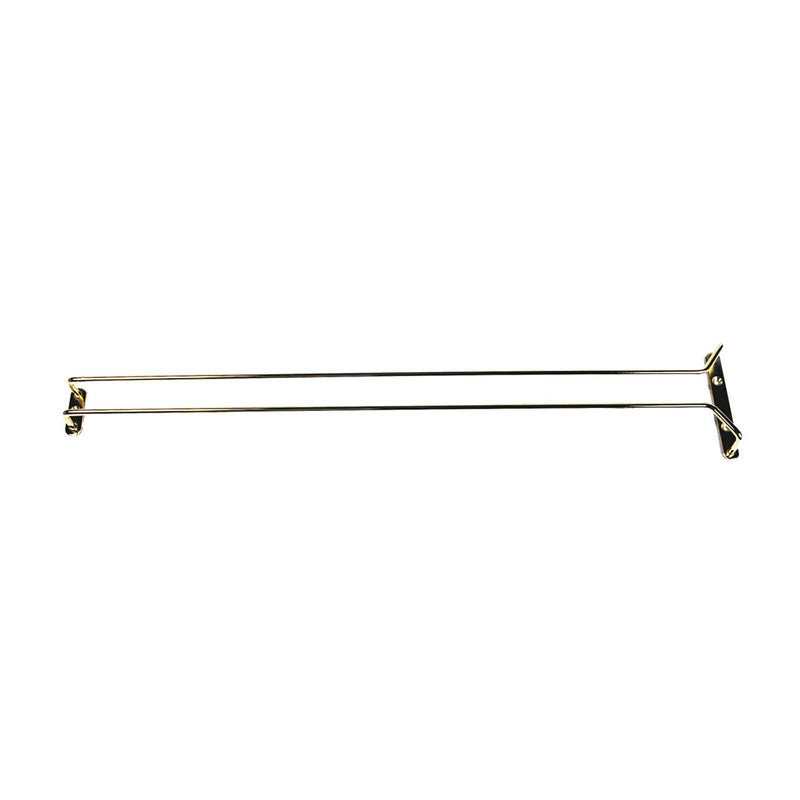 Stemware Glass Rack Hanger, Brass, 24"