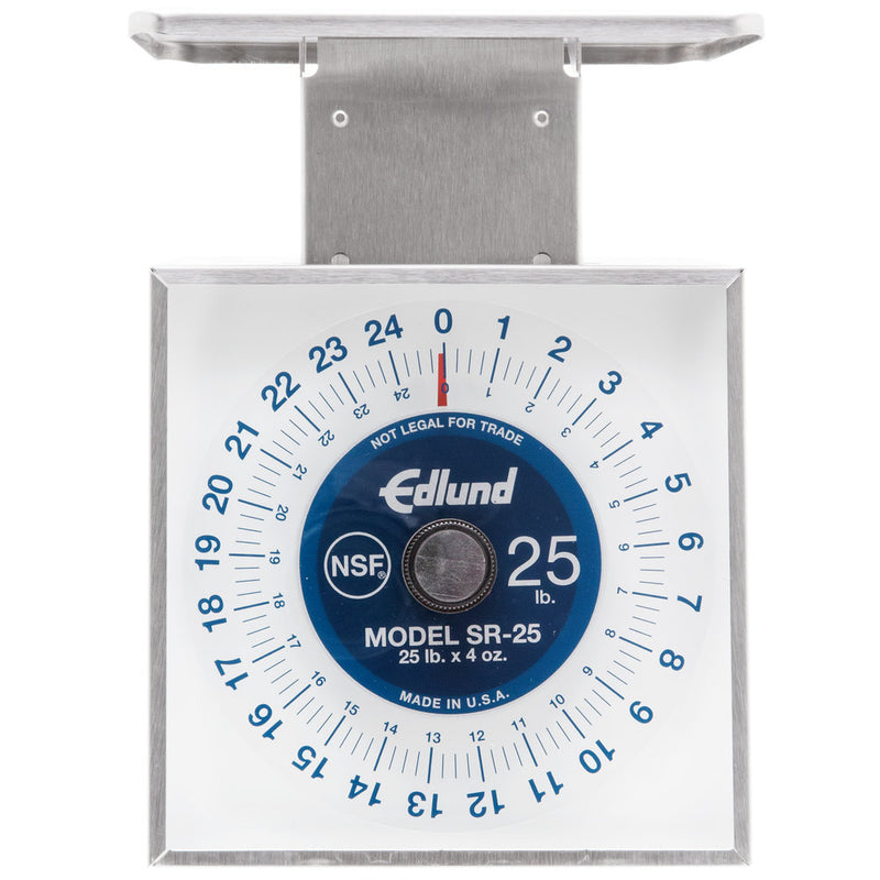 Edlund SR-25 Scale, Portion Control, Dial Type, 25 lbs x 4 oz