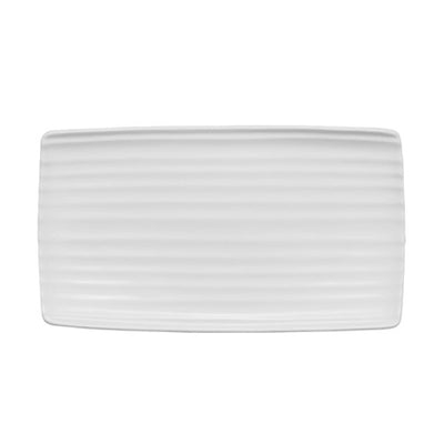 Ariane 922519 Artisan Rectangular Platter, Matte White, 14" x 7-3/4", Case of 6