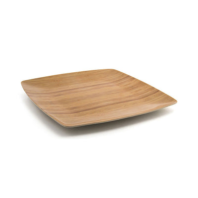 FOH Platewise Mod Square Plate, Bamboo, 10-1/2"