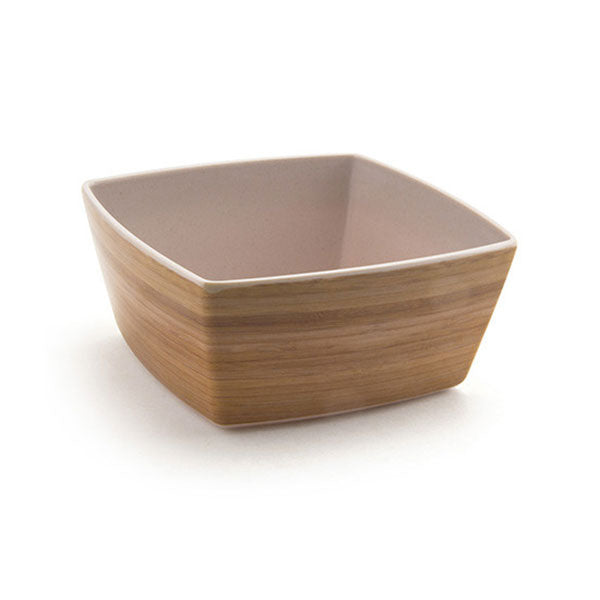 FOH Platewise Mod Square Bowl, Bamboo, 26 oz.
