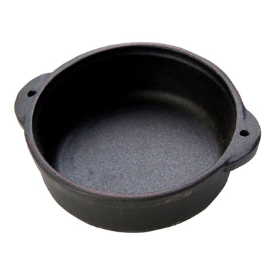 Arcata 080530 Cast Iron Round Hot Pot, Black, 7.75 oz.