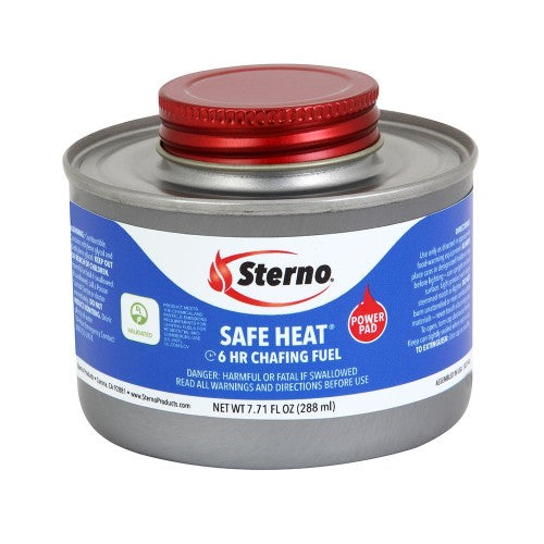 Sterno 10208 Chafing Fuel Lasts 6 Hours, Case of 24
