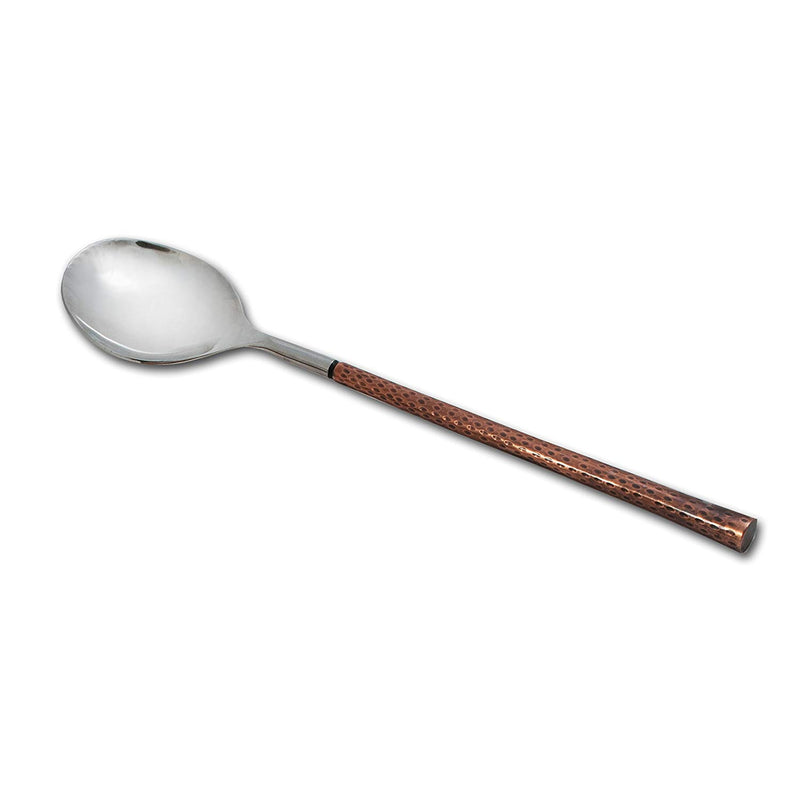 Arcata 036771 Solid Serving Spoon w/ Copper Handle, 12"