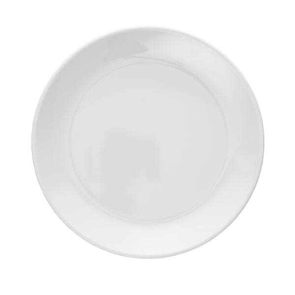 Arcata 990959 Round Melamine Plate, White, 9", Case of 12