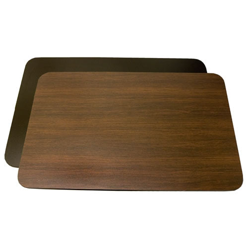 Oak Street CA MB3048 Table Top, 30" x 48", Mahogany and Black