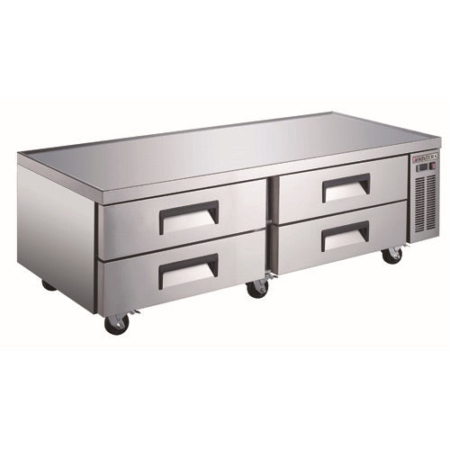 Kintera KCB72X Four-Drawer Refrigerated Chef Base, 72-3/8"