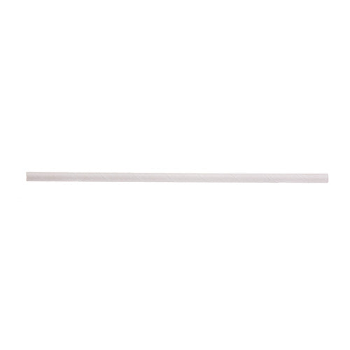 Tablecraft 100128 Unwrapped Paper Straws, 7-3/4", Paper, White, Pack of 500