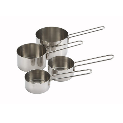 Winco MCP-4PStainless Steel Measuring Cup Set, 4-pc.