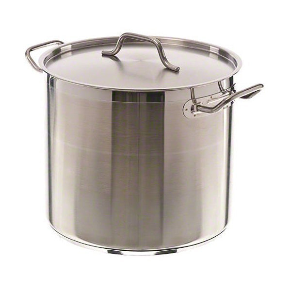 Stainless Steel Stock Pot w/ Cover, 20 qt.