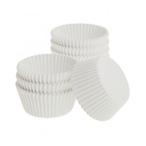 Ateco 6433 White Baking Cups, 2" x 1-1/4", Pack of 200