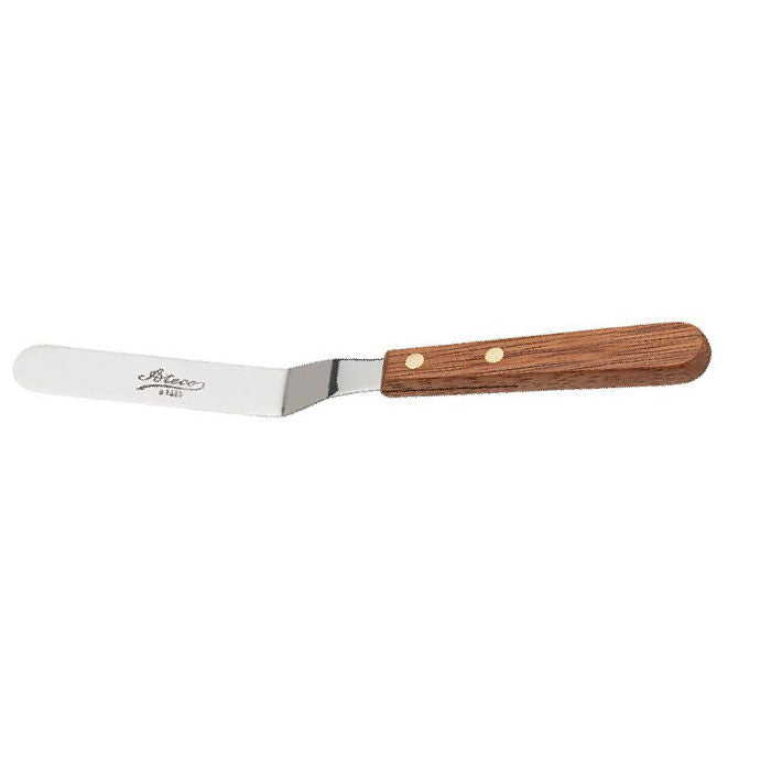 Ateco 1385 Offset Pastry Spatula w/ Wood Handle, 4-1/4"