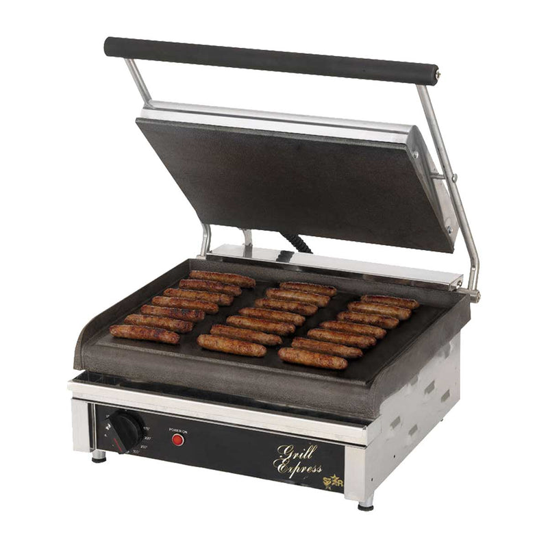 Star GX14IS Grill Express Smooth Sandwich Grill, 14", 120v