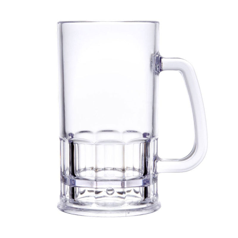 GET 00085-CL SAN Plastic Beer Mug, 20 oz.