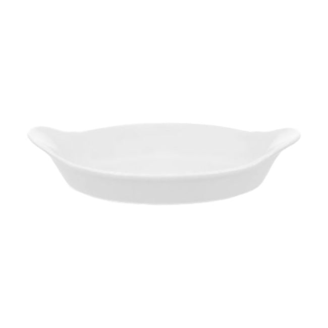 Vista Alegre 020164 Cuisine Stoneware Au Gratin Dish, White, 8.8 oz., Case of 4