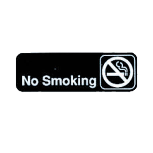 Tablecraft 394513No Smoking Sign, 3" x 9"