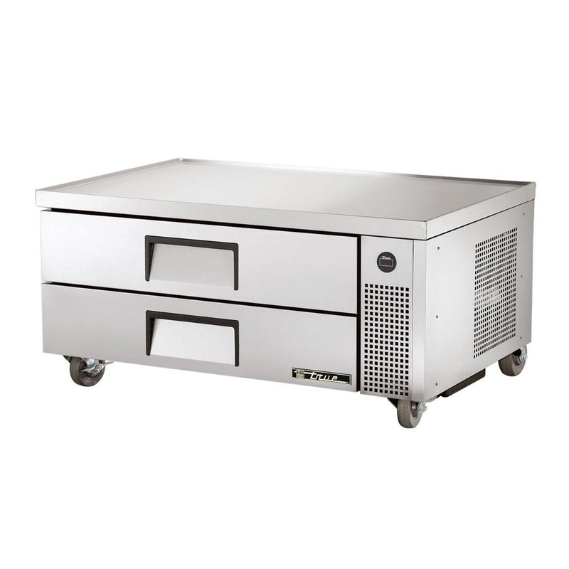 True TRCB-52 Two-Drawer Refrigerated Chef Base, Flat Top, 52"