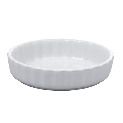 Vista Alegre 991018 Classic Flan Dish, 7.4 oz., White, Case of 12