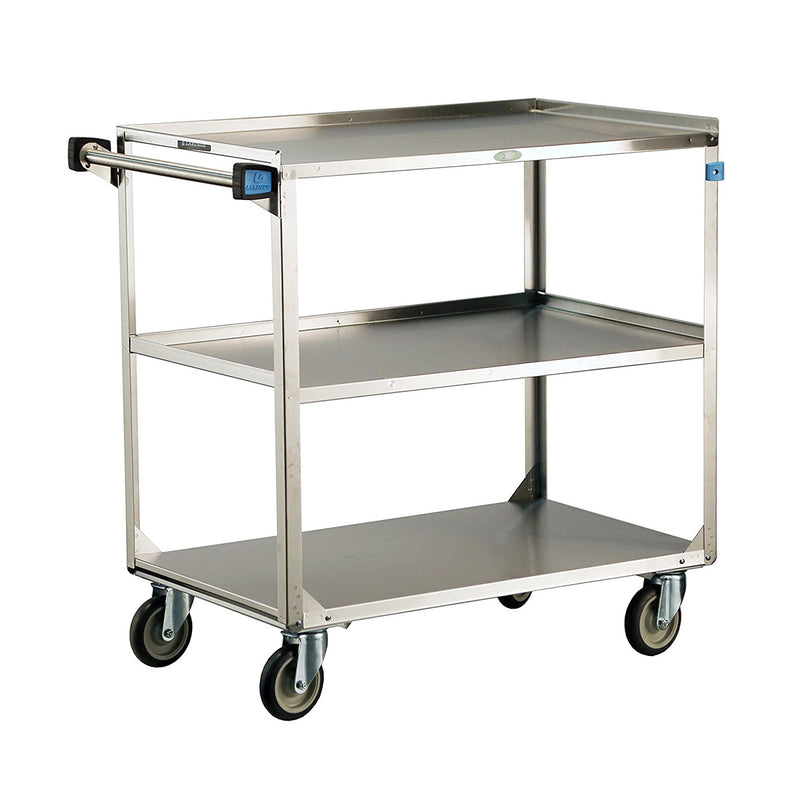 Lakeside 444 Stainless Steel Open Base Utility Cart, 22-3/8"W x 39-1/4"L x 37-1/4"H
