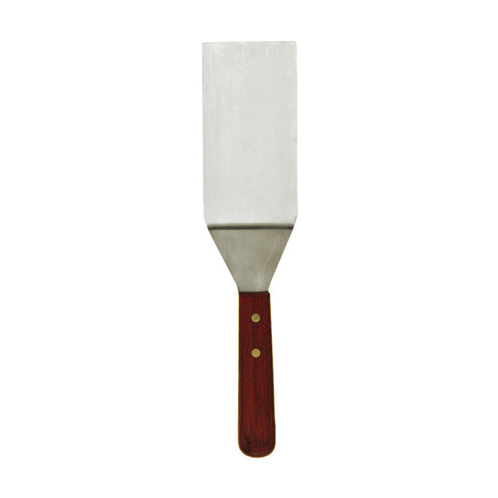 Square End Turner w/ Wooden Handle, 7-1/2" x 3"