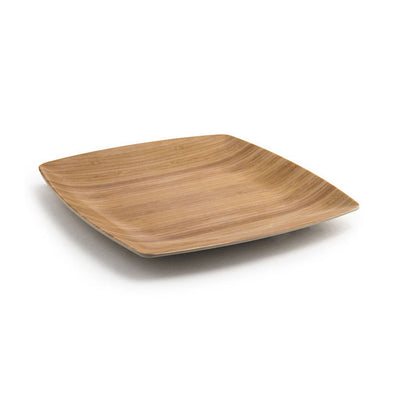 FOH Platewise Mod Square Plate, Bamboo, 8"