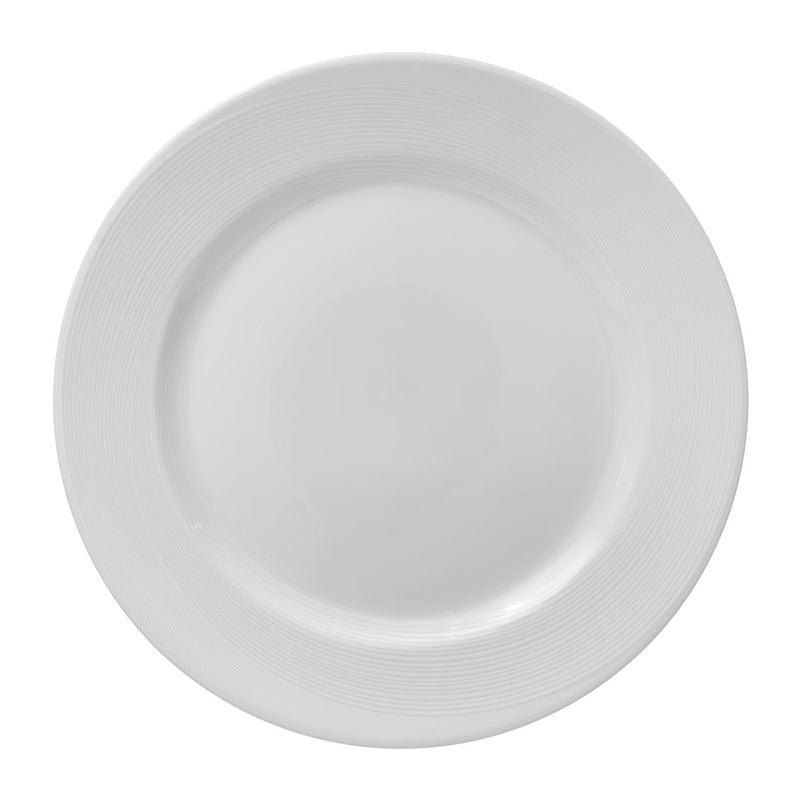 Venu 022141 Signature Porcelain Plate, 12-1/4", Case of 12