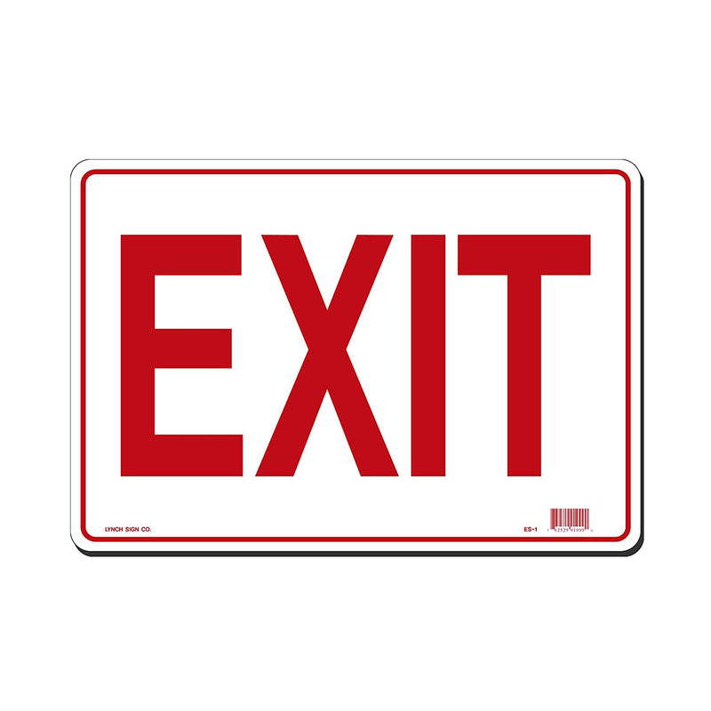 "Exit" Sign, 14" x 10"