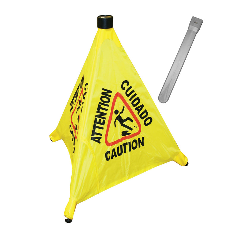 Thunder Group PLFCS330 Wet Floor "Caution" Safety Cone, 19.5"