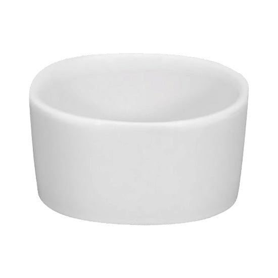 Vista Alegre 020376 Square Stoneware Ramekin, White, 6 oz., Case of 12