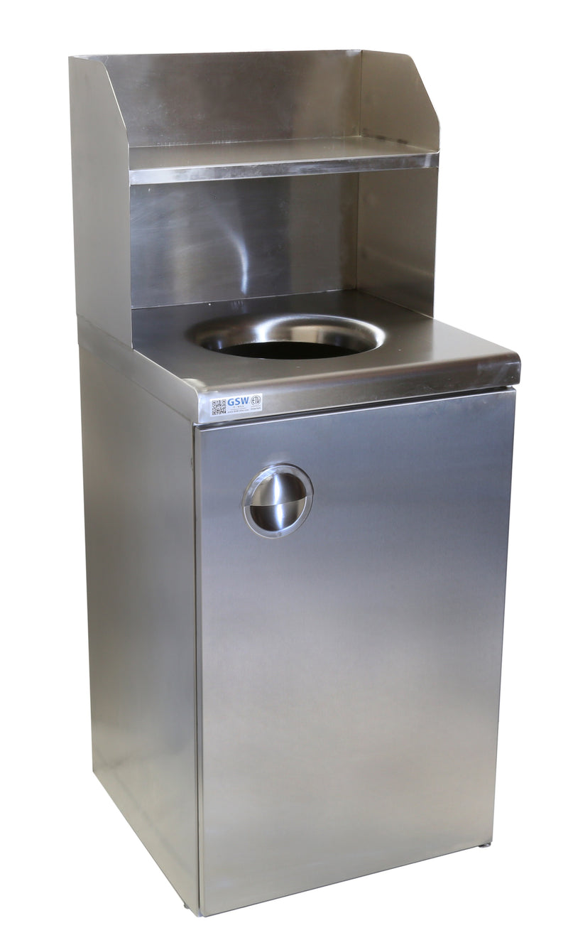 GSW S-WRA Stainless Steel Waste Receptacle