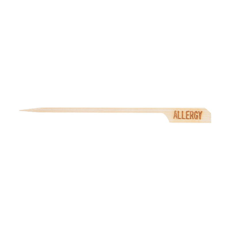 Tablecraft BAMP45A Allergy Bamboo Pick, 4-1/2", Pack of 100