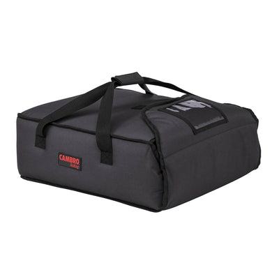Cambro GBP216110 Standard GoBag Pizza Delivery Bag, Black, 16-1/2" x 18"