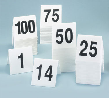 Number Tent, set of 