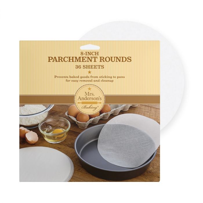 HIC 22092Round Parchment Paper, 8", Pack of 36