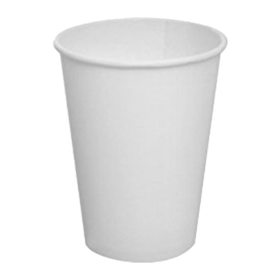Karat Paper Hot Cup, White, 12 oz., Sleeve of 50