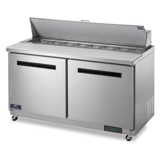 Arctic Air AST60R Sandwich / Salad Prep Table, Two-Section, 60"