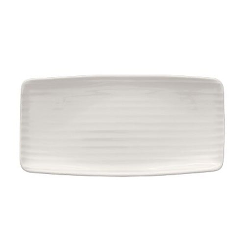 Ariane 020576 Artisan Rectangular Platter, Creme, 12" x 6", Case of 6