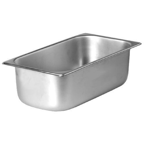 Culinary Essentials 859258 Solid Steam Table Pan, 1/3 Size, 4" Deep